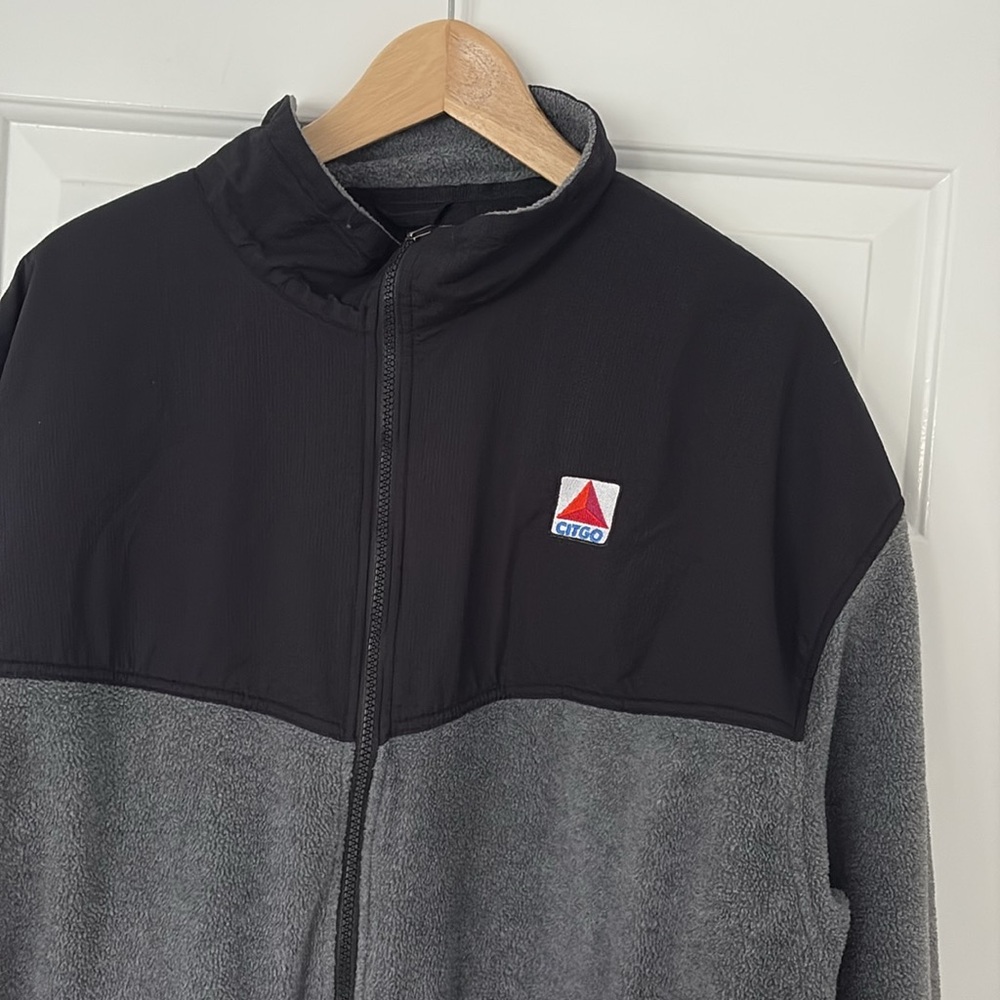 CITGO logo Colorado Clothing Men's Full Zip Fleece Jacket Size XXL